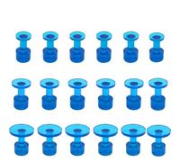 Houshan 18 pestañas de extracción de abolladuras, pestañas de extracción de abolladuras de carrocería de coche, pestañas de pegamento con ventosa de hielo para reparación de abolladuras de automóviles