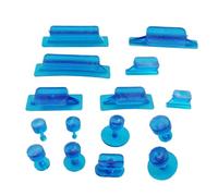 Houshan Pestañas extractoras de abolladuras sin pintura, herramientas de reparación de abolladuras, pestañas de extracción de pegamento para reparación de carrocería de automóviles - 15 unidades x 2