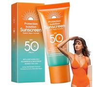HOUSN 1 Pieza Crema Solar Facial SPF 50+, Protección Alta UVA/UVB Protector Solar Facial, Resistente al Agua, Sin Perfume, Siliconas ni Nanopartículas, 50g