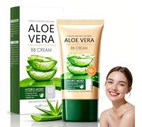 HOUSN BB Cream all'Aloe Vera, Fondotinta Idratante Waterproof con Azione Correttiva, Crema Colorata Viso per Uniformare l'Incaranto, Ideale per Trucchi Donna Naturali