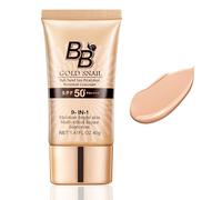 HOUSN BB Cream, CC Cream Con Caracol Dorado, Base Maquillaje, Corrector & Protección Solar Para Tono Uniforme, Resistente al Agua, Todo Tipo de Piel (40g)