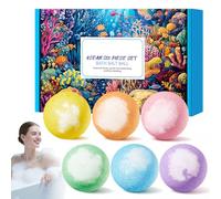 HOUSN Bombas de Baño con Aroma de Flores para Mujeres, Set de Regalo de 6 Piezas de 100g Cada Una para Hidratación y Relajación, Idea de Regalo Perfecta