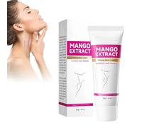 HOUSN Crema Cuello y Escote Reafirmante Crema Antiarrugas para Mujeres Hidratante Intensa Anti-Grietas con Fragancia de Mango para Piel Firme y Suave del Cuello