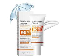 HOUSN Crema Solar Facial SPF 90+, Protección Alta UVA/UVB Protector Solar Facial, Resistente al Agua, Sin Perfume, Siliconas ni Nanopartículas
