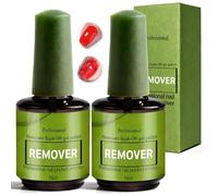 HOUSN Removedor Esmalte Semipermanente con Lima Natural Quita Esmalte Semipermanentes para Uñas Rápido 3-5 Minutos para UV Gel Acrílico Uñas Artificiales 2PCS