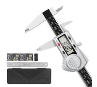 Housolution 150mm/6" Calibre Digital Profesional con ABS Función,Calibrador Digital Electrónico de Precisión Pantalla LCD de IP54 Acero Inoxidable Impermeable, Pie de Rey Digital