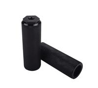 HOUSON 2 PCS Clavijas de Bicicleta, Aleación de Aluminio Clavijas de Pie de Bicicleta Reposapiés de Bicicleta para Bicicletas de Montaña Bicicleta de Carretera 100 * 28mm Negro