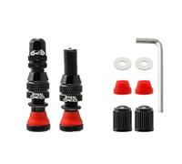 HOUSON 2 válvulas sin cámara para bicicleta, adaptador de válvula de bicicleta, válvula de extensión, válvula americana, vástago de válvula Presta, 40 mm