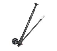 HOUSON Bomba de alta presión para bicicleta de 300 PSI con manómetro, para horquillas de suspensión, amortiguadores, neumáticos, manguera giratoria + válvula de purga