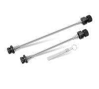 HOUSON Cierre rápido antirrobo para bicicletas de montaña y carreras - Eje universal de aluminio de 155 mm/115 mm con palanca extraíble | Núcleo de acero inoxidable + protección contra la corrosión