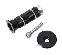 HOUSON Expansor de auriculares de bicicleta de 1 pulgada para horquillas, funda expansora de aluminio CNC de 19 a 21 mm, tratamiento térmico T6, compatible con tubos de dirección de 25,4 mm