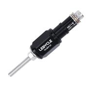 HOUSON Herramienta para amortiguador de bicicleta, herramienta para casquillos de puntal - Herramienta de empuje/prensa para muelles traseros | con cojinete axial y pieza de presión todo en uno