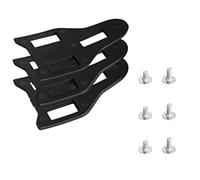 HOUSON Juego de espaciadores de tacos, adaptador para tacos Shimano Speed-sl & LOOK KEO, espaciadores de 1 mm y 2 mm, plástico negro, espaciador de tacos de pedal de bicicleta