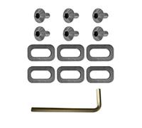 HOUSON Tornillos de tacos de pedal, arandelas de tacos de pedal, tornillos espaciadores para pedales de bicicleta Look KEO