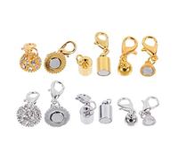 Housoutil 1 Juego Conjunto Conectores Magnéticos Para Joyería Diy Accesorios Prácticos Para Pulseras Y Collares Diseño Elegante Y Brillante Fabricados De De Usar 16 Piezas