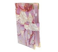 Housoutil 1 Juego Organizador de Presupuesto Portátil con Diseño de Mármol Libreta de Presupuesto con Fundas y Stickers para Administración Financiera Diaria Color y Accesorios Incluidos