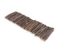 Housoutil 1 Pc Cerca de Madera Puente de Escalada de Madera recinto de Reptiles Juguetes Valla de Refugio de hámster Suministro de Mascotas Molar la Cerca sucursal