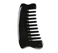 Housoutil 1 Pc Peine De Masaje Para Raspar Bolsa De Maquillaje De Malla Herramienta Facial Gua Sha Peine Para El Cuero Cabelludo Salud Tabla De Gua Sha Rostro Cuerno De Búfalo