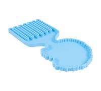 Housoutil 1 Pieza Molde de Silicona para Peine Diy de Cristal Epóxico Molde Creativo para Fabricación de Peines Casa para Manualidades y Estilo de Cabello