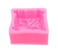 Housoutil 1 Pieza Silicona Jabonera Forma de DIY Fondant y Decoración de Pasteles Antiadherente Limpiar