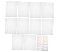 Housoutil 10 fundas protectoras transparentes para estudiantes y protector ligero para libros de texto escolares