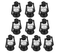 Housoutil 10 Linternas En Miniatura Lámparas De Queroseno En Miniatura Accesorios Decorativos con Forma De Lámpara De Queroseno