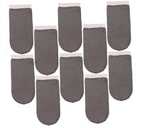 Housoutil 10 Piezas Cubre Dedos de Fibra Mangas para los Dedos Agarre de Jugador Finger Protector Guantes Gaming Manga del Dedo Manga del Pulgar para Juegos Pantalla táctil Estuche Protector