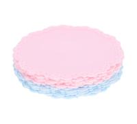 Housoutil 10 Piezas Placa De Respaldo Del Sello De Cera Almohadilla Protectora De Depilación Estera De Cojín De Silicona Estera Aplicadora De Cera Molde De Silicona De Sellado Gel De Sílice