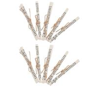 Housoutil 10 Rollos de Pergamino Judío para Mezuzá Kosher 7,5 X 1 Cm, Símbolo Sagrado de Bendición Judía para Puertas, Decoración Religiosa para Marcos de Puertas Israelíes