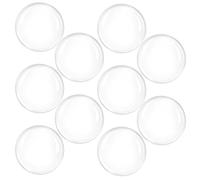 Housoutil 10 Topes de Puerta Transparentes de Silicona Redondos para Proteger Paredes sin Daños, Diseño Simple y Estilo Único para Uso en Interiores Varios Estilos