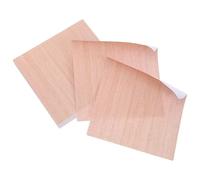 Housoutil 100 Hojas Notas Adhesivas Vetas de Madera, Hojas Adhesivas Beige de Papel, Gran Capacidad y Fácil Retirada, para Recordatorios en Escuela y Oficina