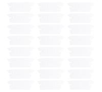 Housoutil 100 piezas Etiquetas Colgantes Transparentes para Archivos Pestañas de Carpeta Reutilizables para Oficina y Papelería Clasificadores con Señalizadores Paquete de Unidades para