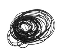 Housoutil 100 Piezas Kit De Reparación Para Grabadora De Casete Correas De Casete Negras Correas De Goma Para Mantenimiento De y Dvd