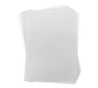 Housoutil 100 Unidades Láminas Laminadas Transparentes de Pet y Eva para Plastificar Documentos y Fotografías, Diseño Simple, Protección Confiable y Resistente a Manchas, Grosor 60mic para