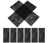 Housoutil 10hojas Filtros de Ventilación Reutilizables de Fieltro Material de Activo para Campana de Cocina Filtros de Aire para Ventilación de Aire Acondicionado