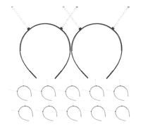 Housoutil 12 Diademas de Antena Resortes para Niñas, Accesorios de Plástico Pelo, Antideslizantes y Portátiles para Fiestas y Disfraces