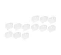 Housoutil 12 Piezas caja de polvo para sumergir uñas contenedor de almacenamiento de polvo suelto arte de uñas bandeja de reciclaje de baño de uñas contenedor de polvo manicura