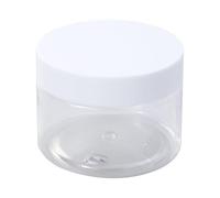 Housoutil 12 Piezas Tarros de Plástico Transparentes de 120ml con Tapa de Rosca Hermética, Boca Ancha para Fácil Llenado y Almacenamiento Seguro en Cosméticos y Manualidades