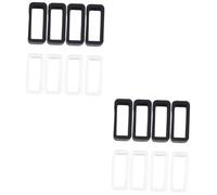 Housoutil 16 Piezas hebilla para reloj bucle de banda de reloj accesorios de anillo relojes cierre de banda de reloj hebilla de reloj electrochapada Cinta Corchete deflector