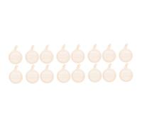 Housoutil 16 Piezas Toalla facial de algodón desmaquillante maquillaje de lufa para la cara esponja vegetal natural esponja de maquillaje redonda exfoliante facial esponja limpiadora cuidado