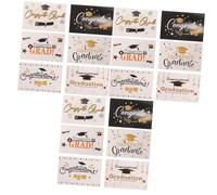 Housoutil 18 Tarjetas de Felicitación de Graduación con Sobres Pack de Tarjetas de Graduación Fiesta Diseño y Elegante para Celebraciones y Mensajes de Felicitación