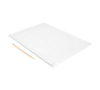 Housoutil 2 Juegos De Plantillas De Línea Recta Regla Multifuncional Regla Recta De Plástico para Trazar para Diario