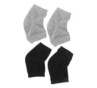 Housoutil 2 Pares de Calcetines con Forro de Gel para El Talón Hidratantes para El Talón Y La Grieta del Tobillo Suaves Y Cómodos.