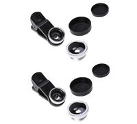 Housoutil 2 Piezas 3 1 Lente Gran Angular para Celular Lente del Caleidoscopio del Teléfono Espejo Ojo De Clip En La para El Teléfono Móvil Ancho s De Ojo De Triple