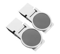 Housoutil 2 Piezas Cartera De Acero Inoxidable Clips Plateados para Hombre Clips para Billetes para Llevar y Tarjetas De Crédito Apta Bolsillo Delantero