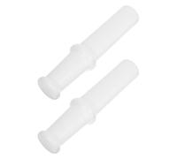 Housoutil 2 Piezas Empujador de Carne para Picadora Manual de Plástico Blanco, Accesorio Fácil de Usar para Moler Carne en Cocinas Pequeñas