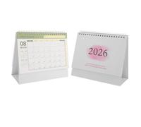 Housoutil 2 Piezas Freestanding Gradient Monthly Planner With Countdown And Note Section Compact Desktop Organizer For Home Office