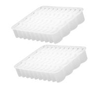 Housoutil 2 Piezas Moldes de Silicona Blanda para Mini Rojos Molde para Construir Miniatura Accesorios para Decoración de Casas de Muñecas y Jardines Miniatura