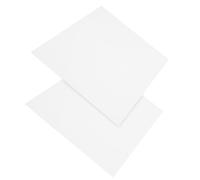 Housoutil 2 Piezas Panel de Pintura de Algodón Blanco Portátil Tablero de Madera para Artistas y Estudiantes, Lienzo Estirado Durable Adecuado para Pintura al Óleo y Acrílica
