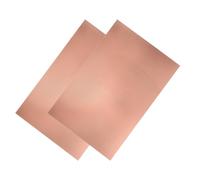 Housoutil 2 Piezas Placa Pcb Metálica Cara 20x30cm para Prototipos | Lámina Laminada de 1,4mm, Superficie Plana y Metal Uniforme, para Estudiantes y Aficionados al Montaje